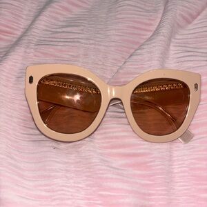 Fendi Pink Sunglasses with Brown Lenses